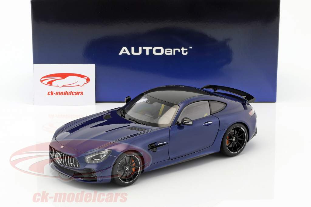 Autoart Mercedes Benz Amg Gt R 1 18 Model Car Brilliant Blue Metallic Diecast Toy Vehicles Fzgil Cars Trucks Vans