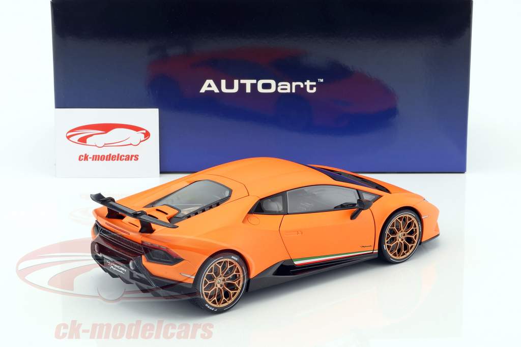 Lamborghini Huracan Performante 築 2017 anthaeus オレンジ 1:18 AUTOart