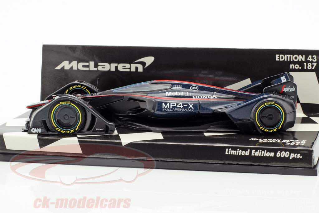 McLaren MP4-X Concept Car 2015 formula 1 1:43 Minichamps