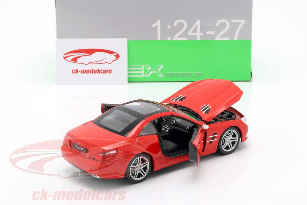 R231 Hard Top Rouge 2012 1/24 Welly Mercedes SL 500