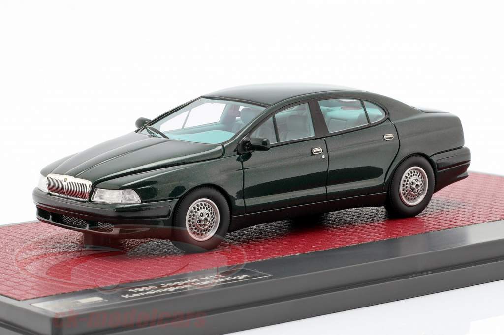 Jaguar V12 Kensington Italdesign Concept año de construcción 1990 verde oscuro metálico 1:43 Matrix