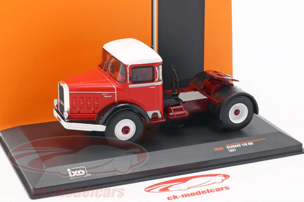 Bernard 150 MB Truck Baujahr 1951 rot / weiß 1:43 Ixo