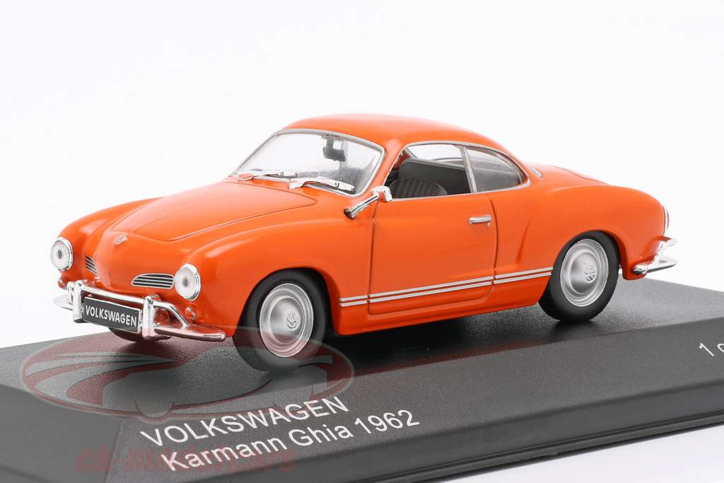 Volkswagen VW Karmann Ghia ano de construção 1962 laranja 1:43 WhiteBox