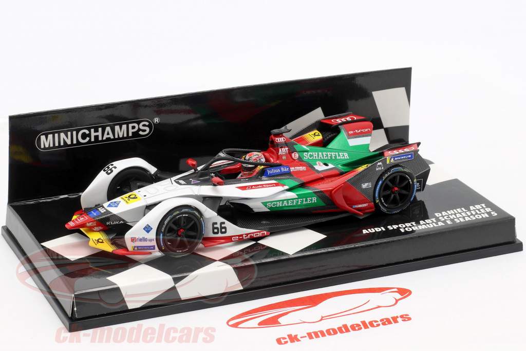 Daniel Abt Audi e-tron FE05 #66 fórmula E temporada 5 2018/19 1:43 Minichamps