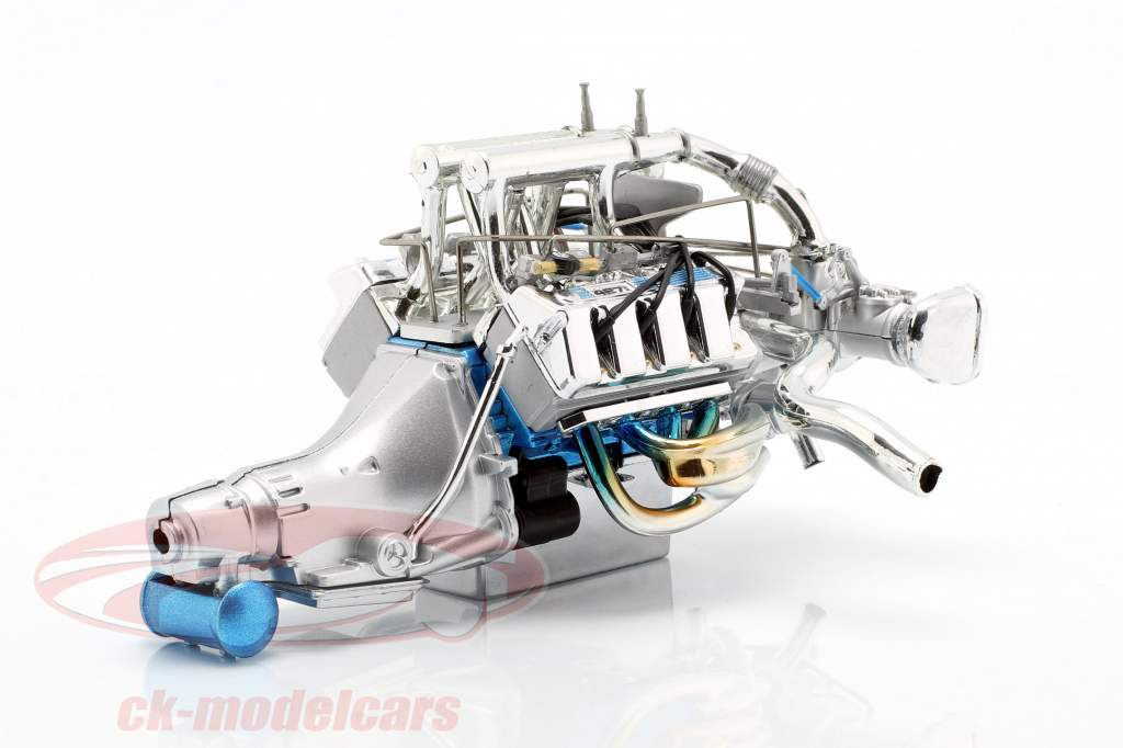 Ford Mustang Gasser Twin Turbo 429 Drag motor og transmission (GMP 18913) 1:18 GMP