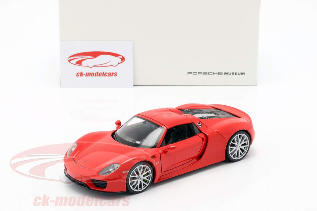 Welly 1/18 Porsche 918 Spyder/Concept Diecast Metal Model Racing Car Toys Hobby