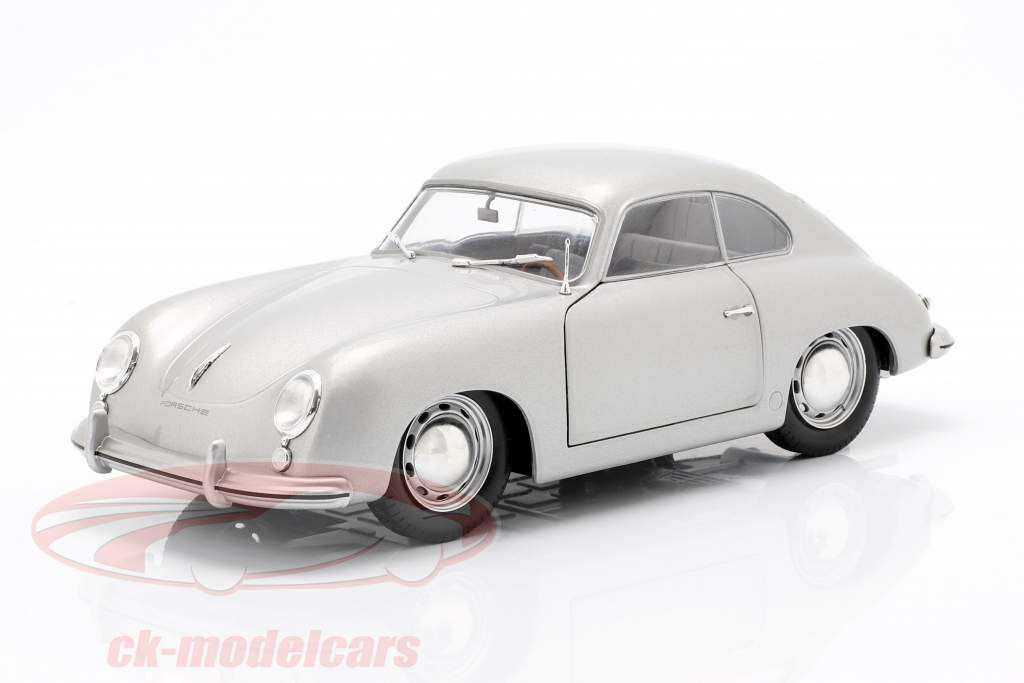 Porsche 356 PRE-A Bouwjaar 1953 zilver 1:18 Solido