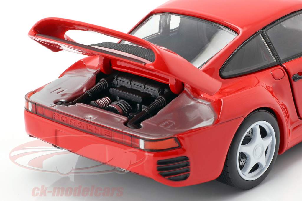 Porsche 959 year 1986-88 guards red 1:24 Welly