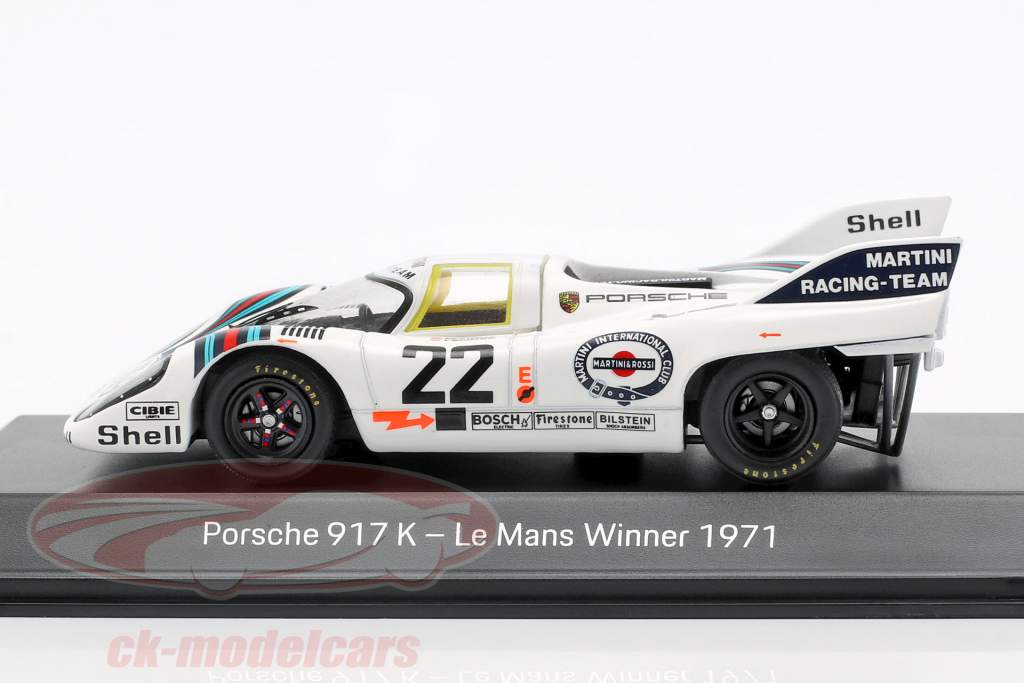Porsche 917 K #22 勝者 24h LeMans 1971 Marko, van Lennep 1:43 Spark