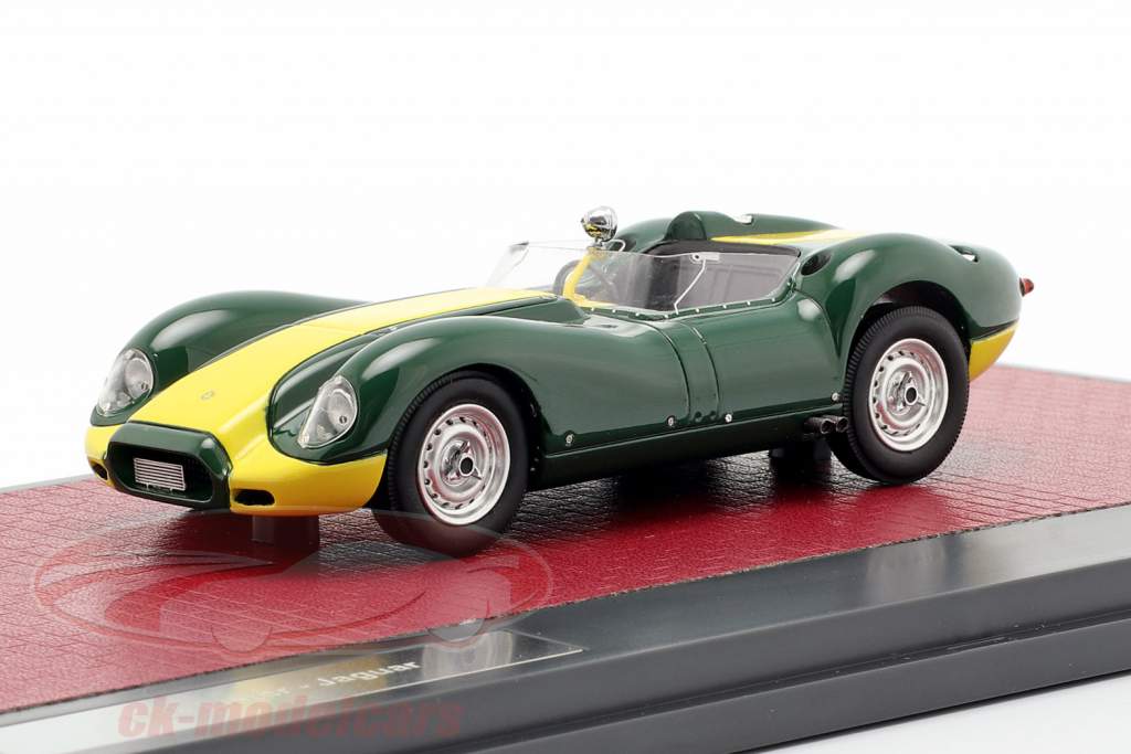 Jaguar Lister year 1958 green / yellow 1:43 Matrix