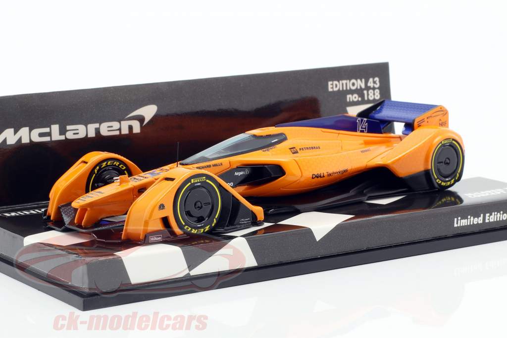 McLaren MP-X2 Concept Car formula 1 2018 1:43 Minichamps