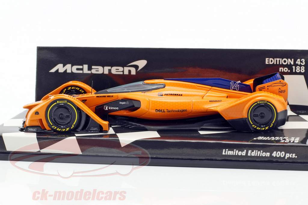 McLaren MP-X2 Concept Car Formel 1 2018 1:43 Minichamps
