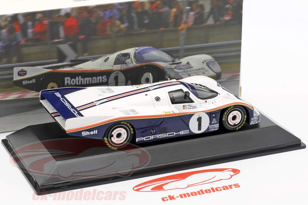 Porsche 962 C LH #1 Winnaar 24 LeMans 1986 Bell / Stuck / Holbert 1:43 Spark