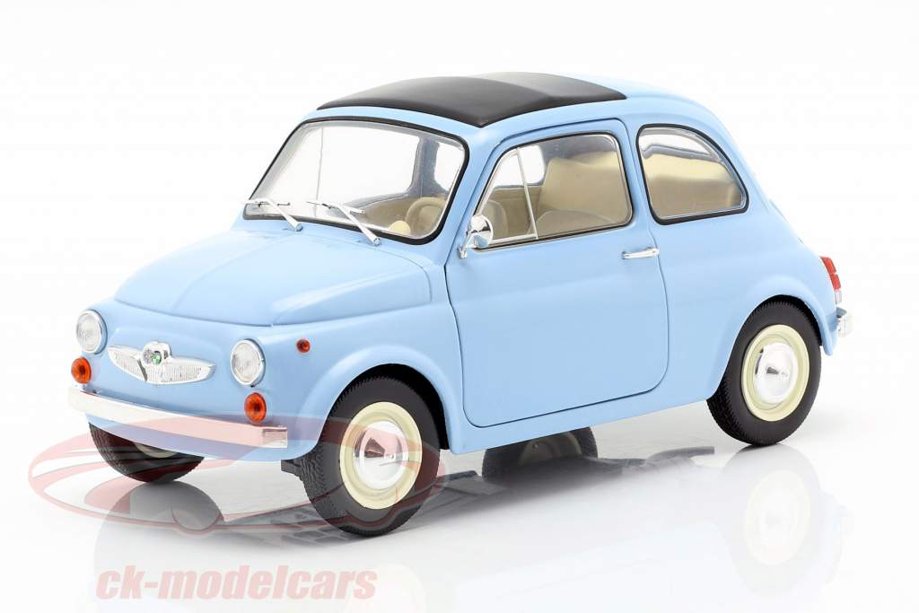 Steyr Puch 500 year 1969 light blue 1:18 Solido