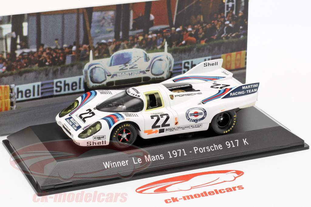 Porsche 917 K #22 胜利者 24h LeMans 1971 Marko, Lennep 1:43 Spark