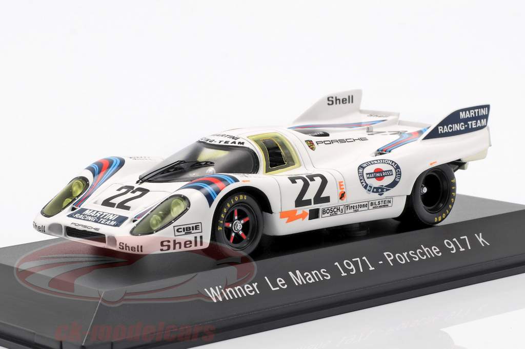 Porsche 917 K #22 Vinder 24h LeMans 1971 Marko, Lennep 1:43 Spark
