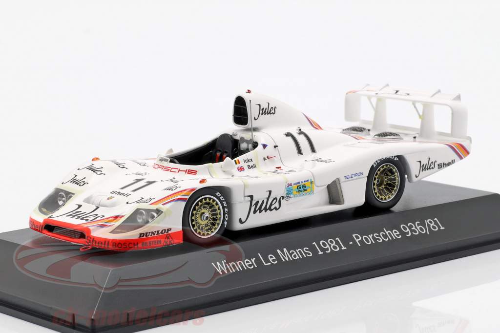 Porsche 936 #11 Winner 24h LeMans 1981 Jacky Ickx, Derek Bell 1:43 Spark