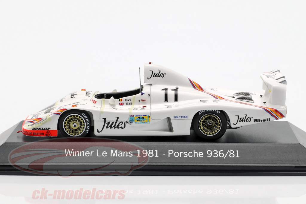 Porsche 936 #11 Winner 24h LeMans 1981 Jacky Ickx, Derek Bell 1:43 Spark