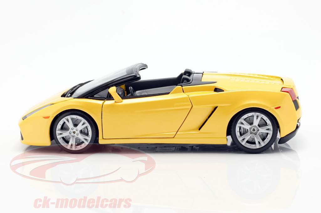 Lamborghini Gallardo Spyder gelb metallic 1:18 Bburago