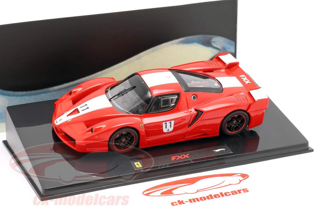 Mattel n5605 n5607 n5608 Ferrari Fxx Auto Modelo Rojo Blanco Rayas 1:43 Negro