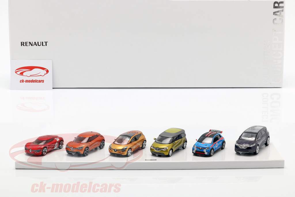 6-Car Set Renault Concept Cars 1:43 Norev