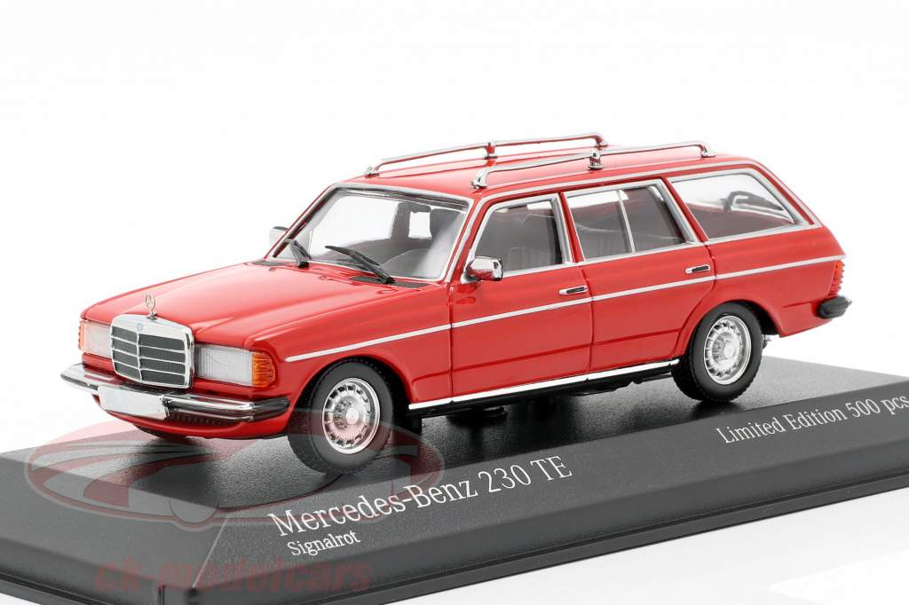 Mercedes-Benz 230 TE (W123) year 1982 red 1:43 Minichamps