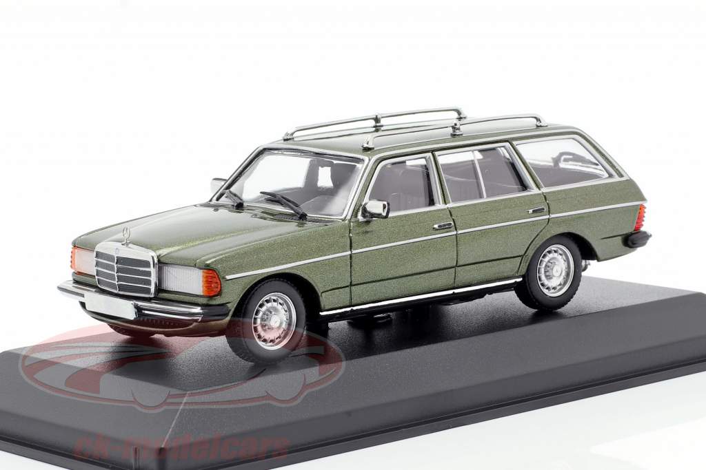 Mercedes-Benz 230 TE (W123) année de construction 1982 vert métallique 1:43 Minichamps