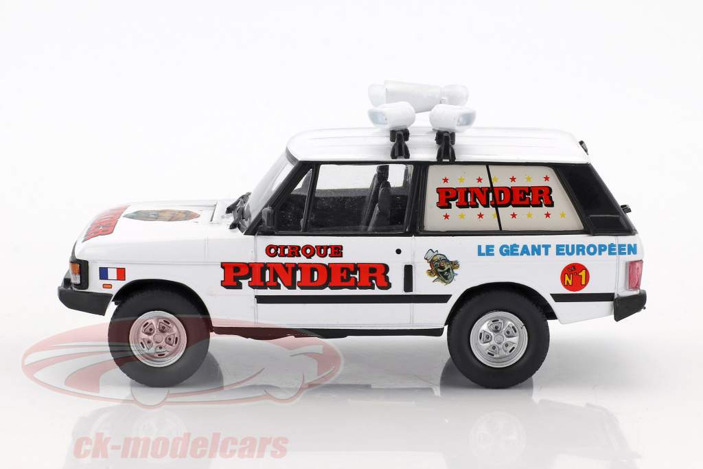 Land Rover Range Rover Reklamewagen Pinder Zirkus weiß 1:43 Direkt Collections 