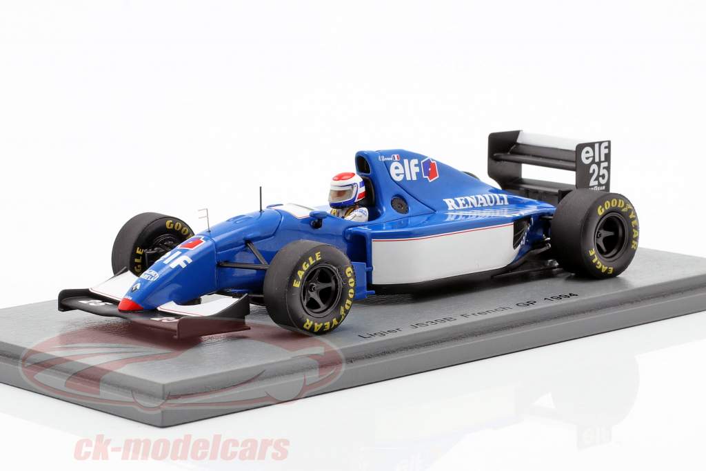 Eric Bernard Ligier JS39B #25 French GP formula 1 1994 1:43 Spark