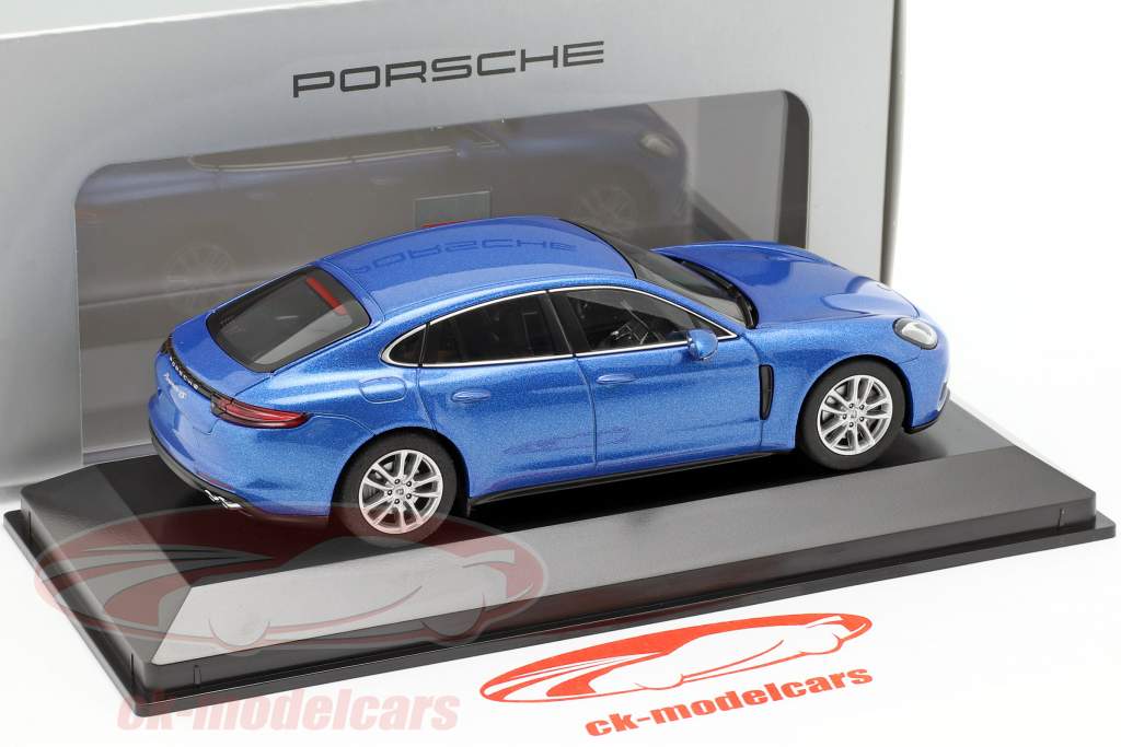 Porsche Panamera 4S (2. Gen.) 建設年 2016 サファイア 青い メタリック 1:43 Herpa