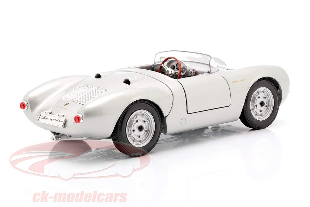 Porsche 550 A Spyder Year 1950 silver 1:18 Maisto