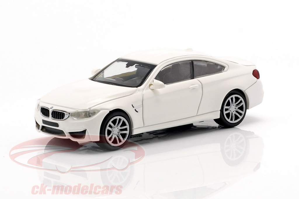 BMW M4 coupe año de construcción 2015 blanco 1:87 Minichamps