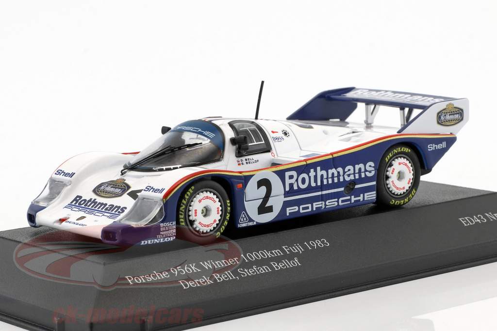 Porsche 956 K #2 winnaar 1000km Fuji 1983 Bellof, Bell 1:43 CMR