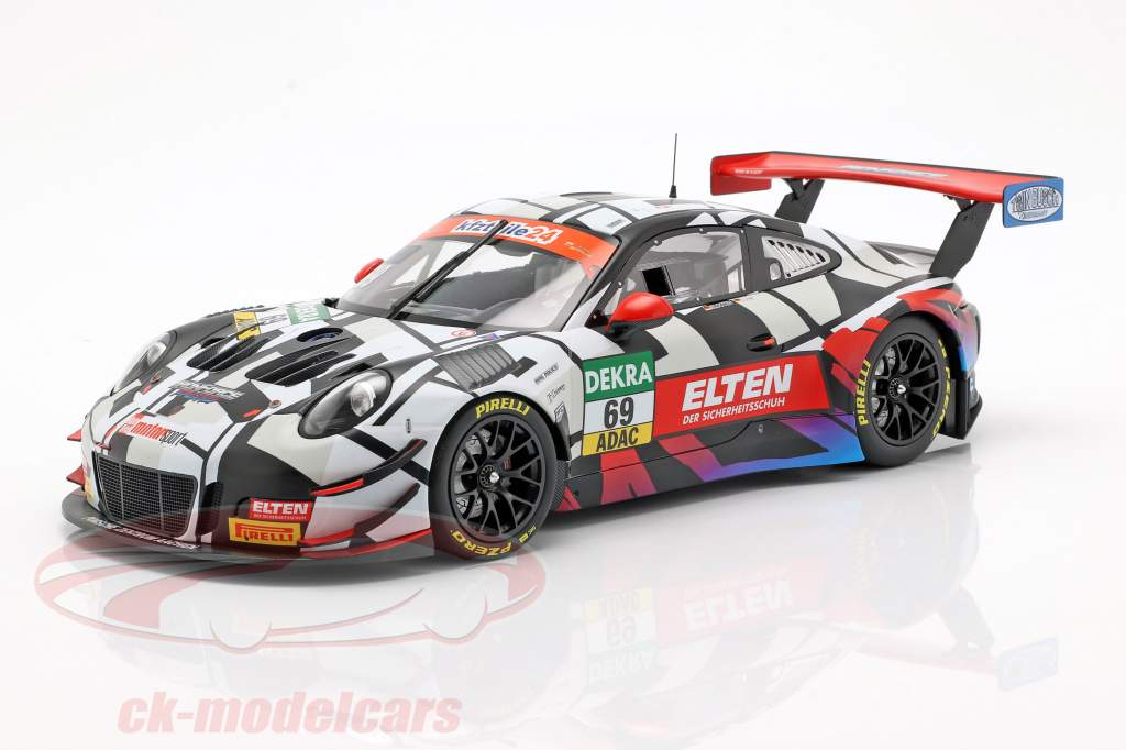 Porsche 911 (991) GT3 R #69 GT Masters 2018 Iron Force by Ring Police 1:18 Minichamps