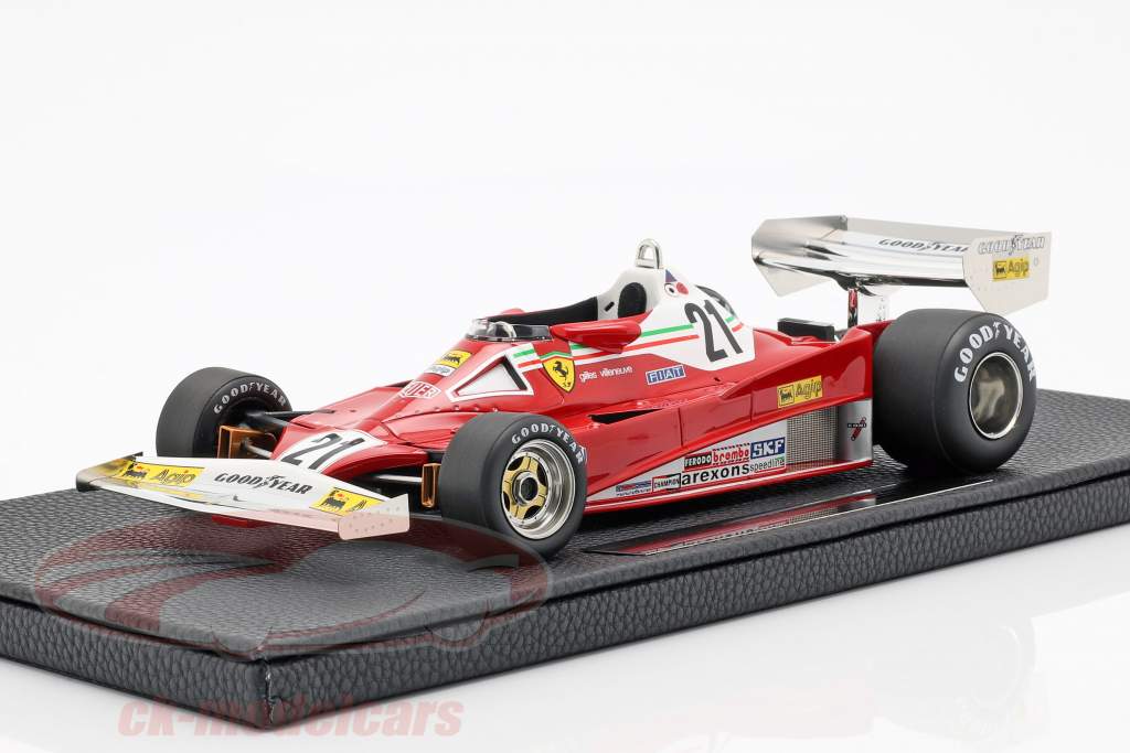 Gilles Villeneuve Ferrari 312 T2 #21 Formel 1 1977 1:18 GP Replicas