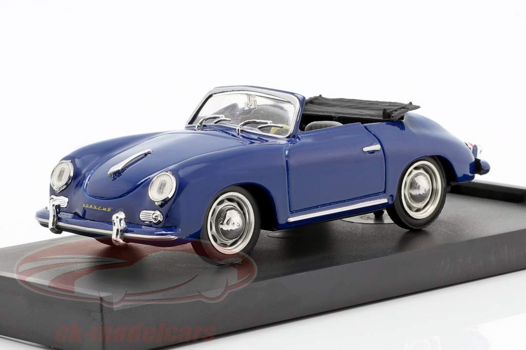 Porsche 356 Cabriolet anno di costruzione 1952 blu 1:43 Brumm