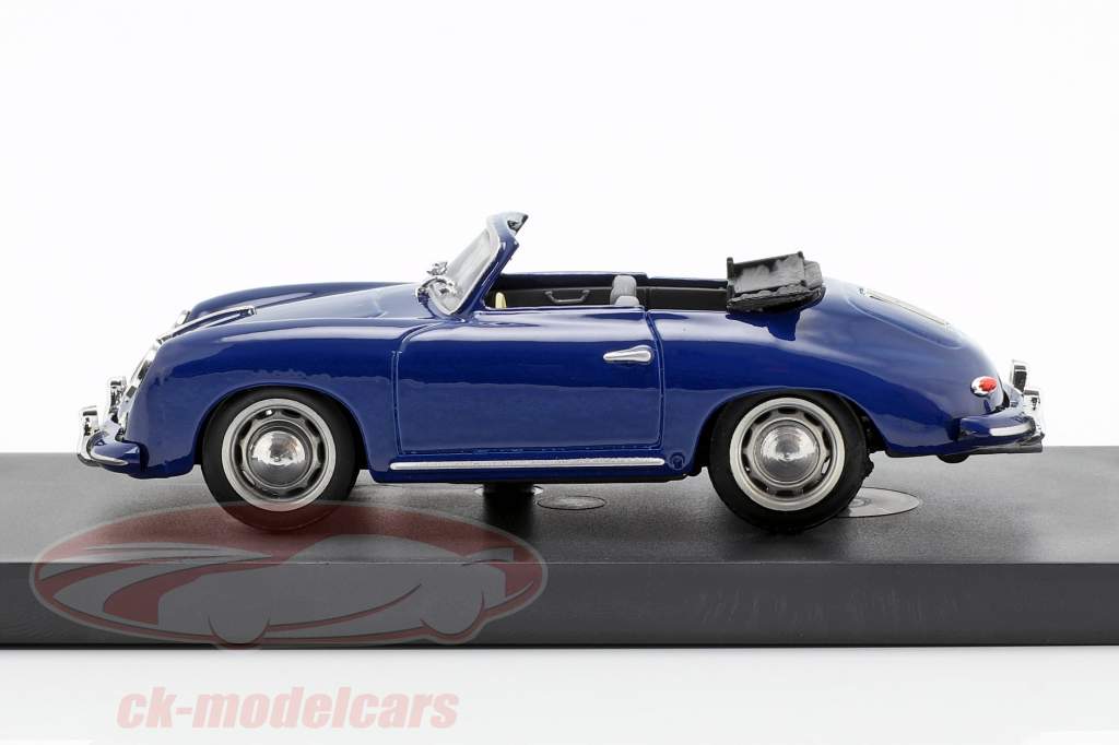 Porsche 356 Cabriolet Baujahr 1952 blau 1:43 Brumm