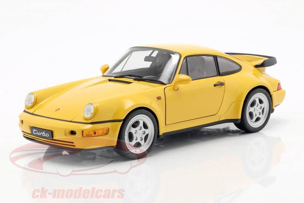Porsche 964 Turbo giallo 1:18 Welly