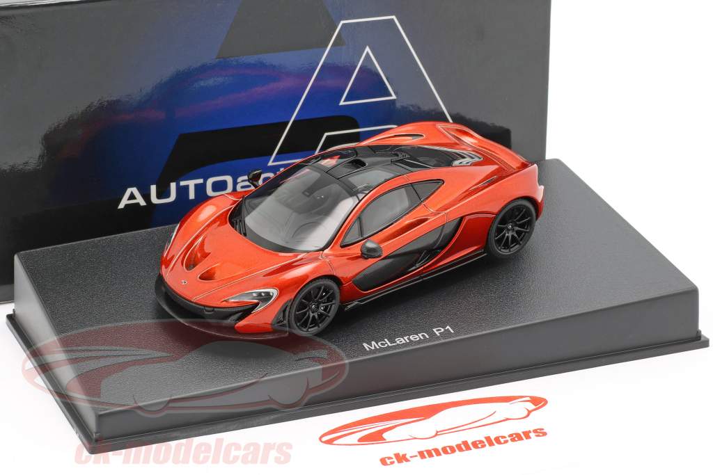 Autoart 1 43 Mclaren P1 Year 2013 Volcano Orange 56012 Model Car
