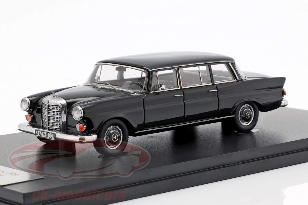 Mercedes-Benz 200 W110 Binz Limousine Year 1965 black 1:43 GLM