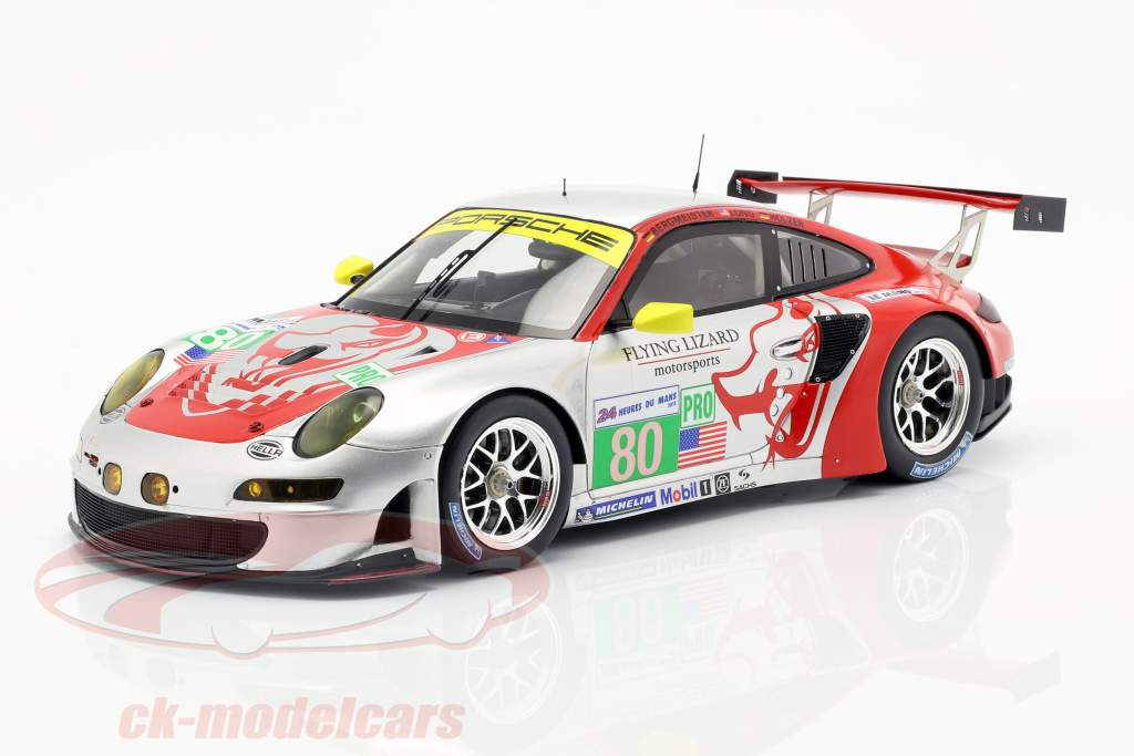Porsche 911 (997) RSR #80 24h LeMans 2012 Bergmeister, Long, Holzer 1:18 Spark