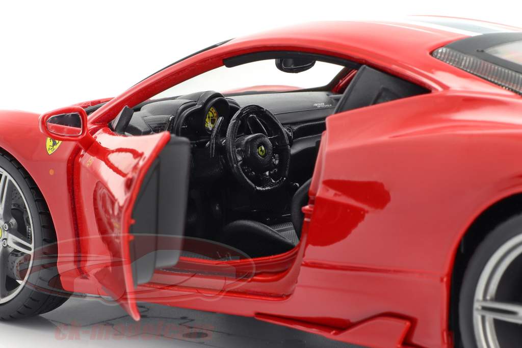 Ferrari 458 Speciale rosso / Bianco / blu 1:18 Bburago