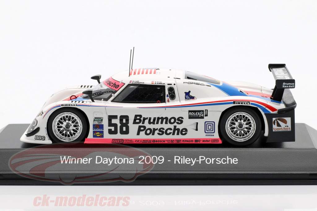 Riley-Porsche #58 Winnaar 24 2009 Daytona Brumos Racing 1:43 Spark