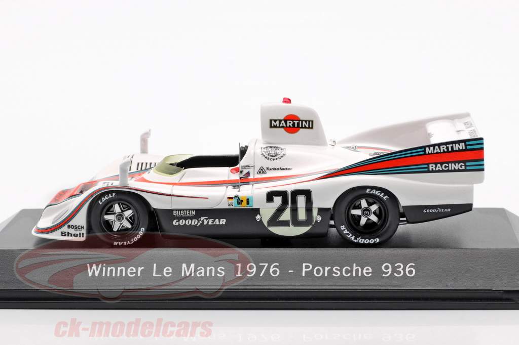 Porsche 936 #20 Vinder 24h LeMans 1976 Ickx, Lennep 1:43 Spark