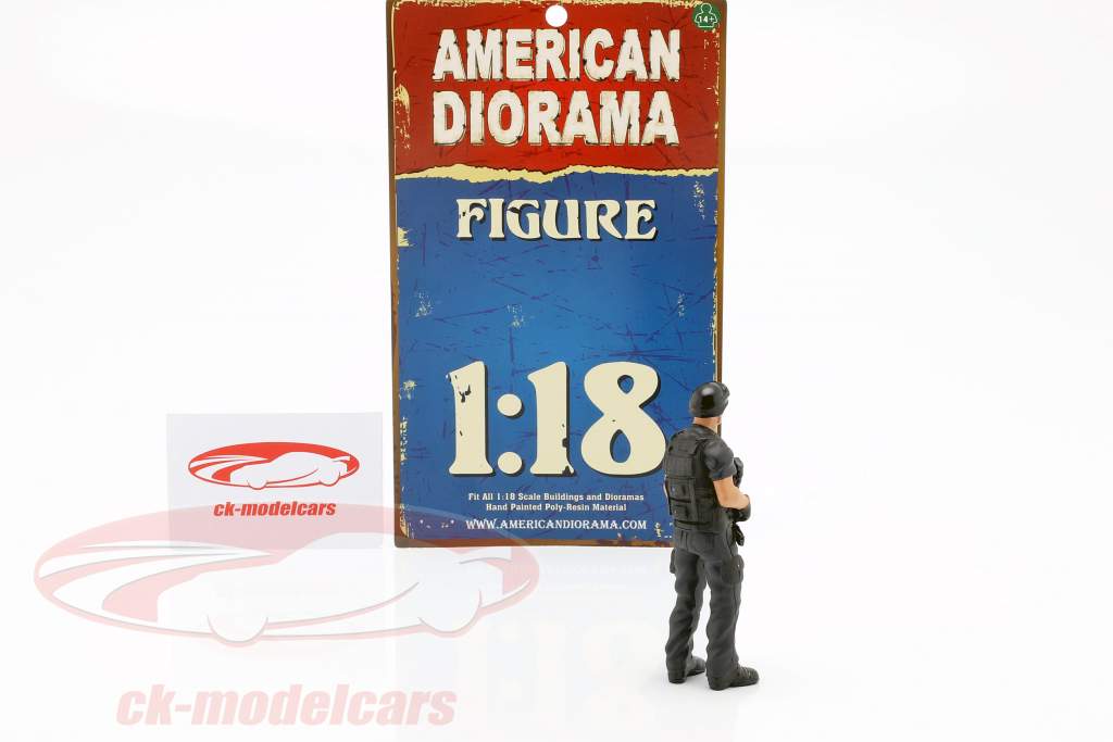Swat Team Chief Figur 1:18 American Diorama