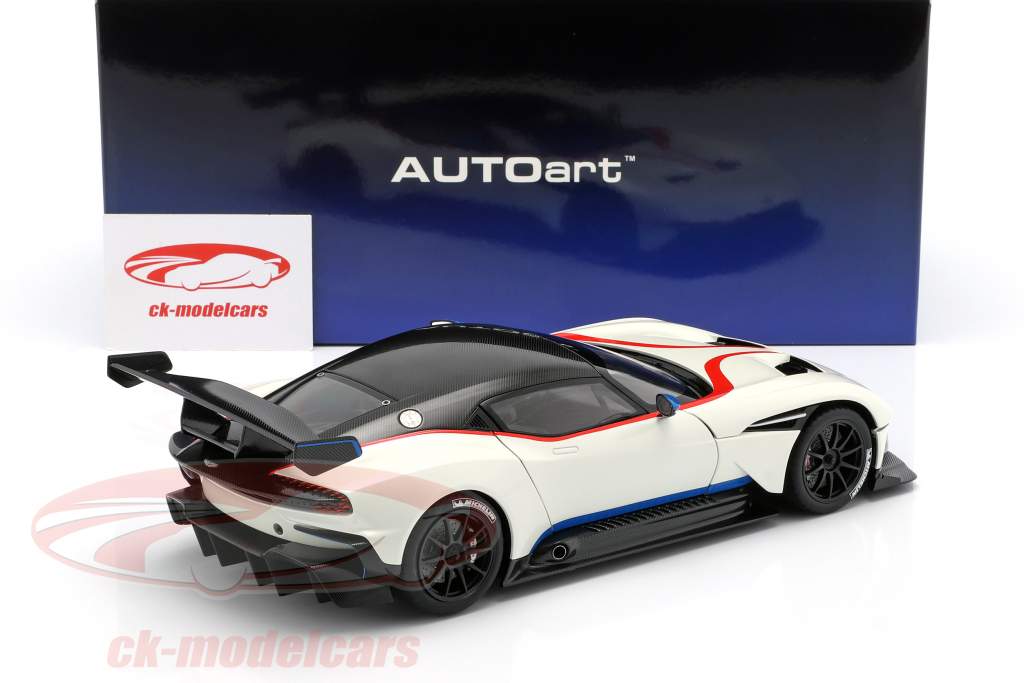 Aston Martin Vulcan Opførselsår 2015 stratus hvid 1:18 AUTOart