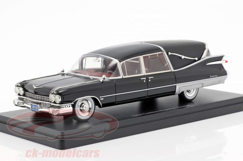 Cadillac Superior Crown Royale Landau hearse 1959 black 1:43 Neo