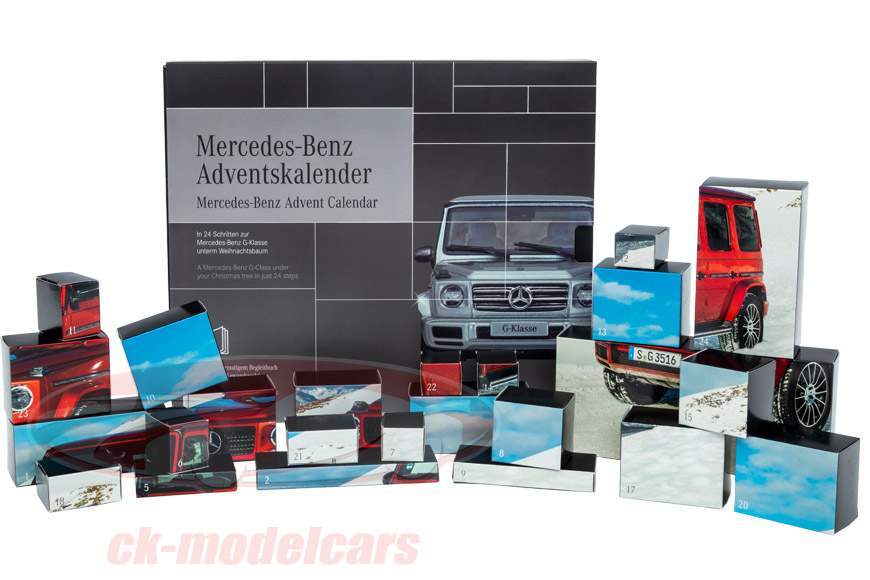 Mercedes-Benz アドベントカレンダー : Mercedes-Benz Gクラス 1:43 Franzis