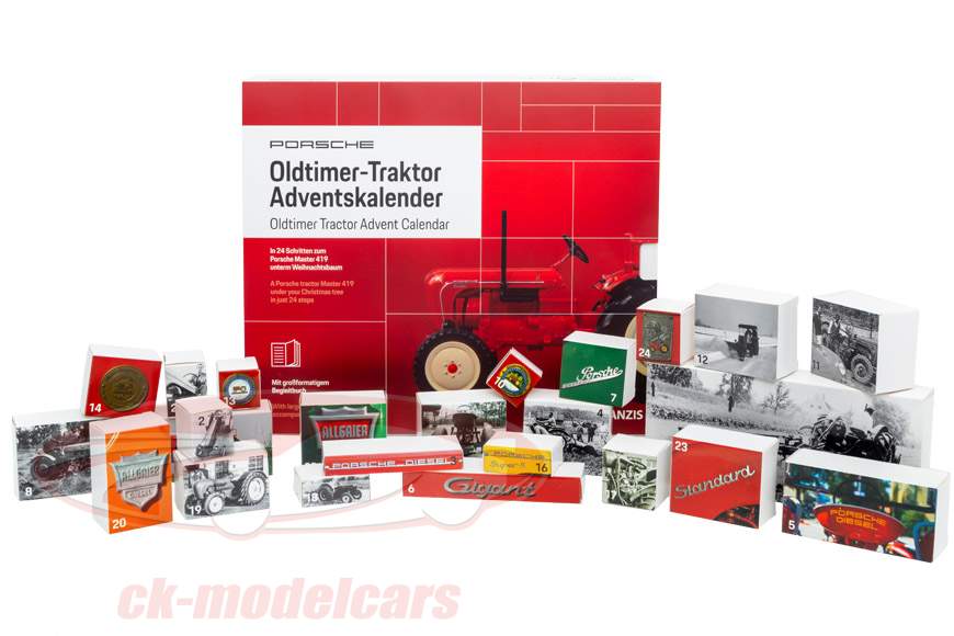 Porsche Oldtimer-Traktor Adventskalender : Porsche Master 419 1:43 Franzis