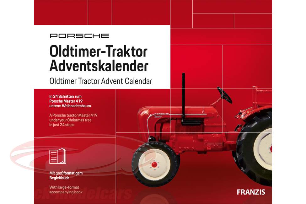 Porsche Oldtimer tractor Advent Calendar : Porsche Master 419 1:43 Franzis